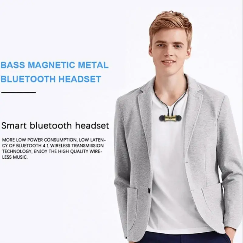 XT11 Bluetooth 4.2 Stereo Earphone Headset Wireless Magnetic In-Ear Earbuds | Электроника