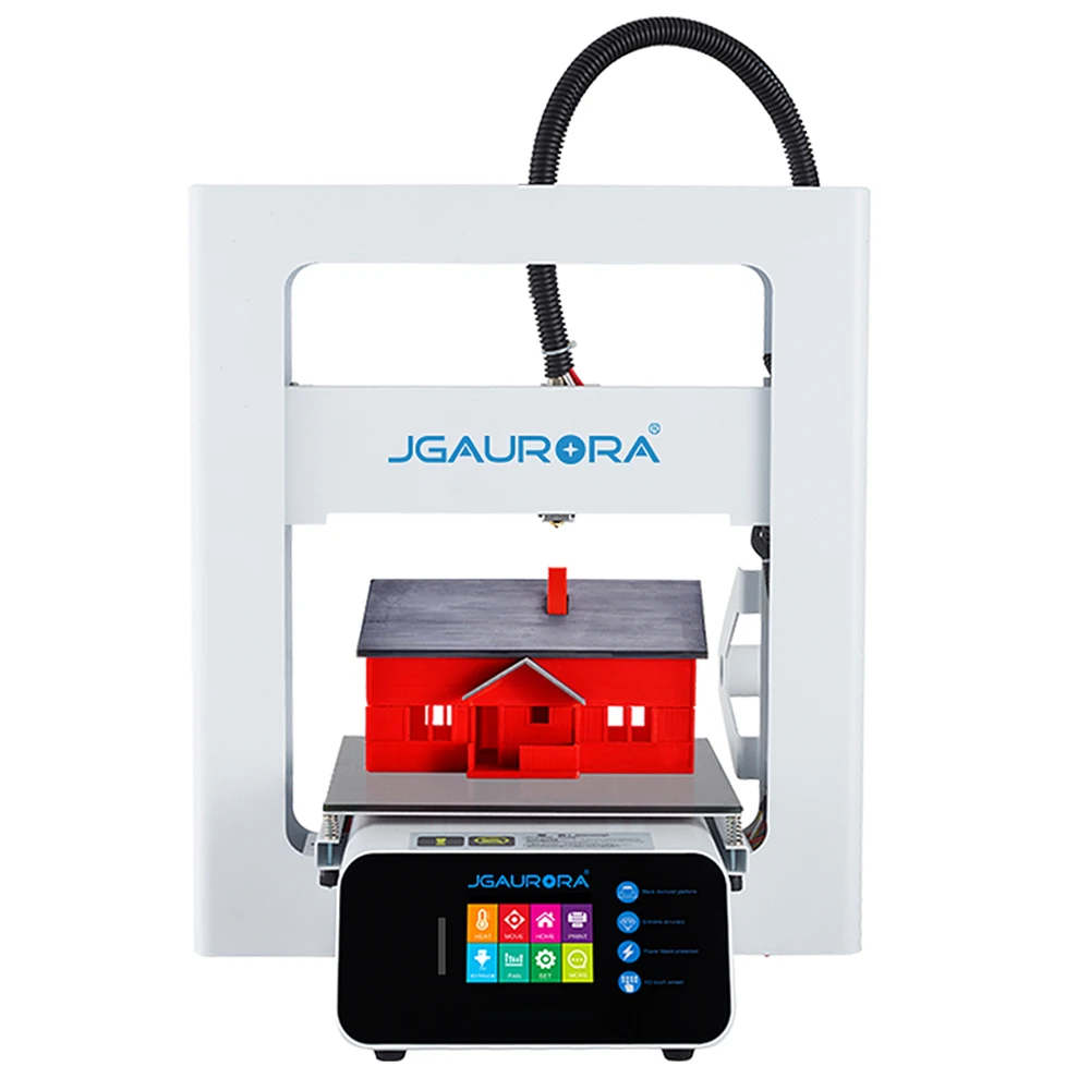 JGAURORA A3S 3D принтеры полностью металлический ЖК дисплей Дисплей Управление DIY