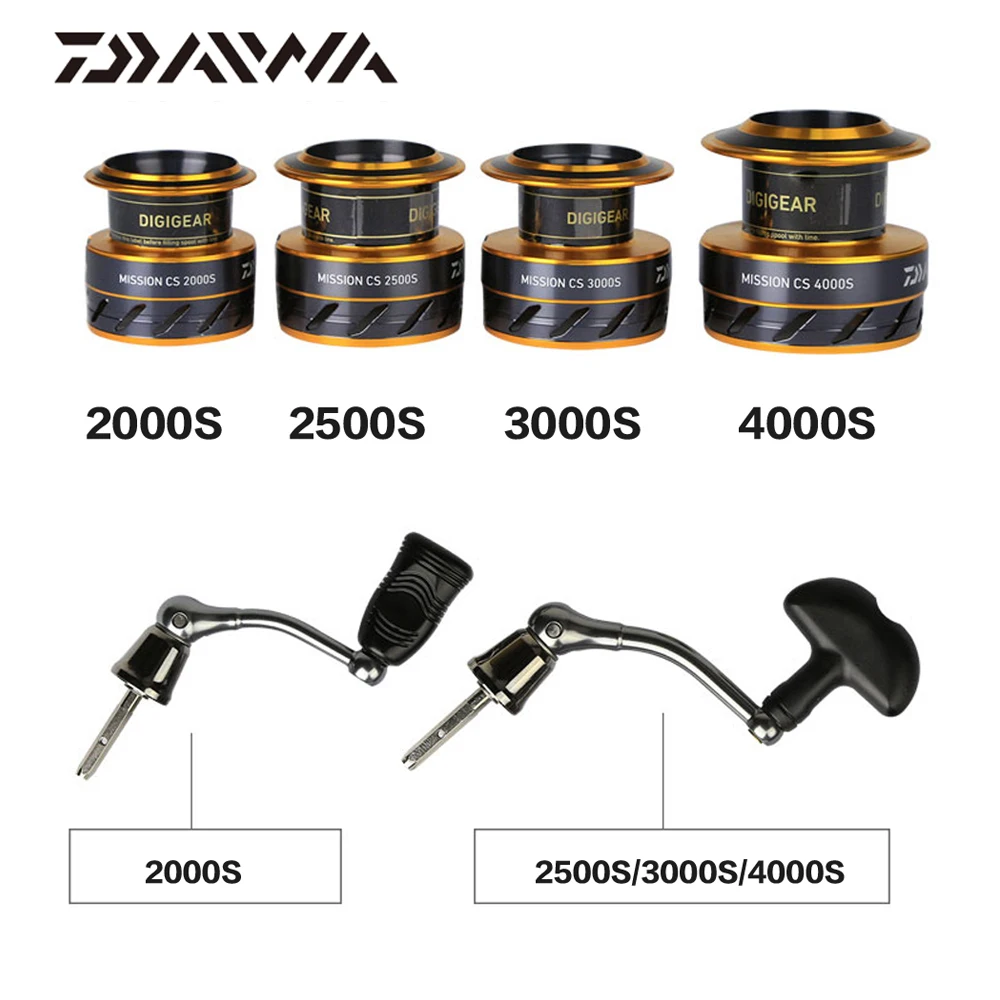 Катушка для спиннинга DAIWA MISSION CS 2000S/2500S/3000S/4000S/4BB/5 3: 1/2-6 кг | Катушки