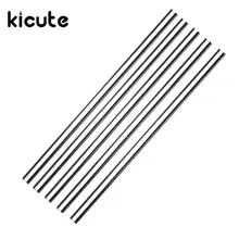 KiCute 5 шт лабораторные 150 мм x 5 мм прозрачные Школьные Инструменты стеклянные буретные мешалки для перемешивания стекла стержень для лабораторного использования Stiring мешалка