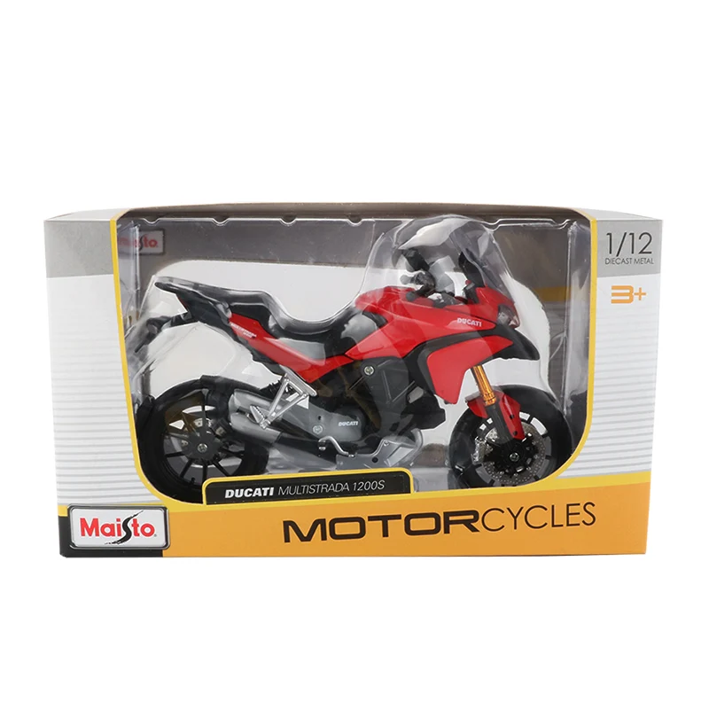 

Maisto 1:12 Scale Alloy Motorcycle Model Toy Motorbike Mountain Bike Racing Vehicle 1200S Creative Cars Toys For Children Gift