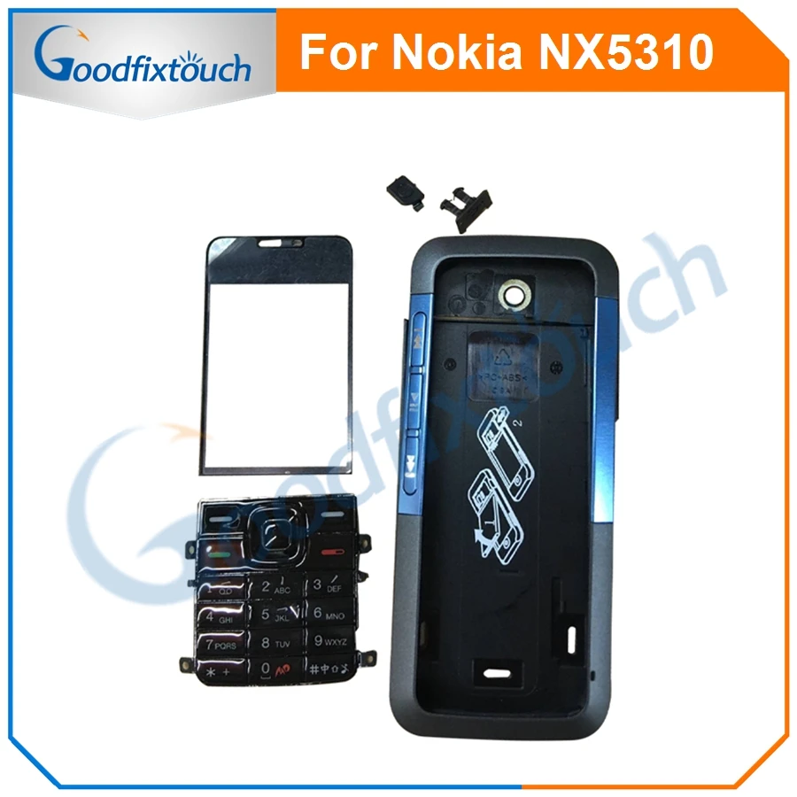 New For Nokia NX5310 NX 5310 Back Battery Cover + Frame Small Parts Housing Door Assembly With Touch Screen Replacement | Мобильные