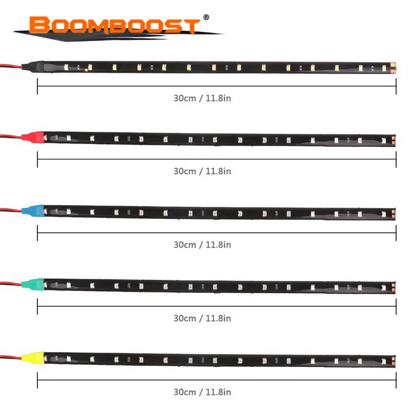 15SMD авто светодиодные ленты 30 см декоративный свет светодио дный автомобиля