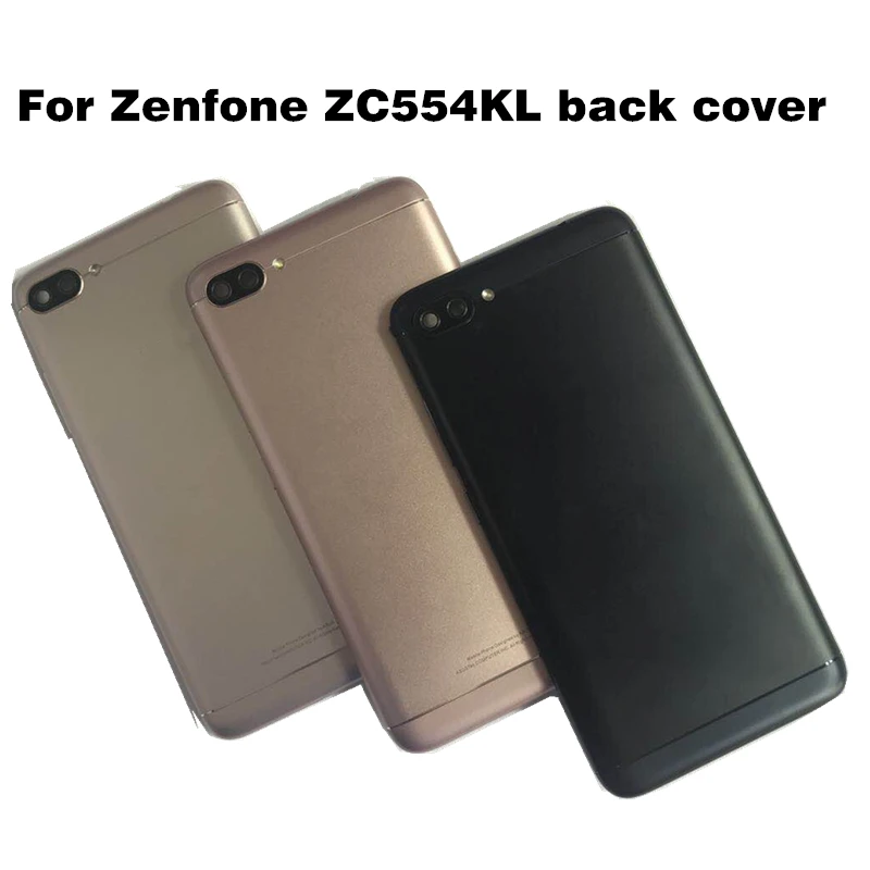 Для Zenfone 4 Max Pro Metal Корпус оригинальный для Asus ZC554KL задняя крышка с боковой кнопки