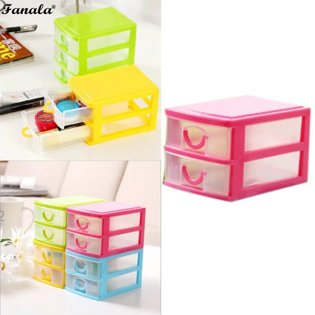 Мини-ящик для хранения конфетного цвета Настольный ящик дома спальни ванной