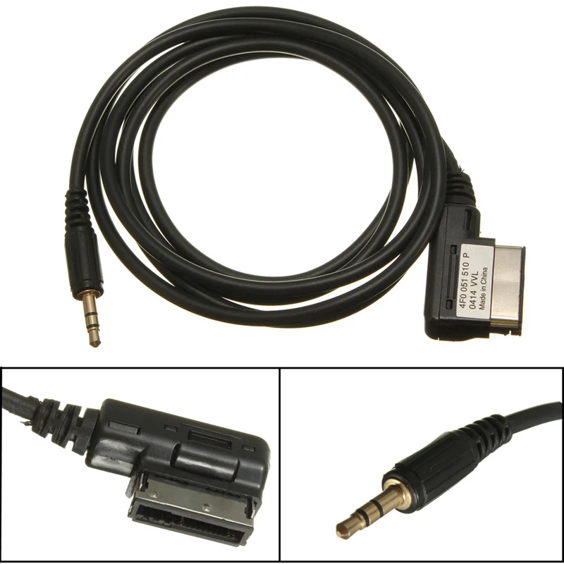 Авто 1 5 м музыка Интерфейс AMI MMI до 3 мм аудио AUX MP3 кабель с адаптером для VW/Jetta