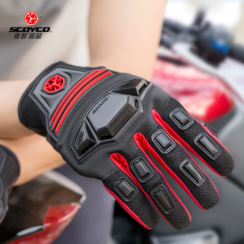 Перчатки для мотокросса SCOYCO летние дышащие перчатки Luva Motociclista защитные