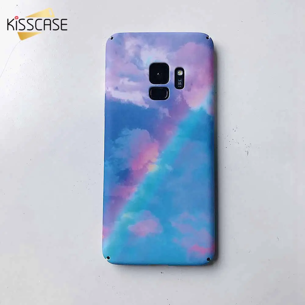 Чехол KISSCASE Rainbow Girly для Samsung Galaxy Note 8 9 S8 S9 жесткий матовый цветной чехол Plus S7 |
