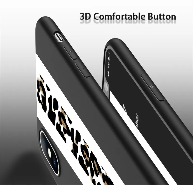 GTWIN модный Леопардовый Мягкий чехол для телефона iPhone 6 6s 7 8 Plus X XS MAX XR 5 5S SE