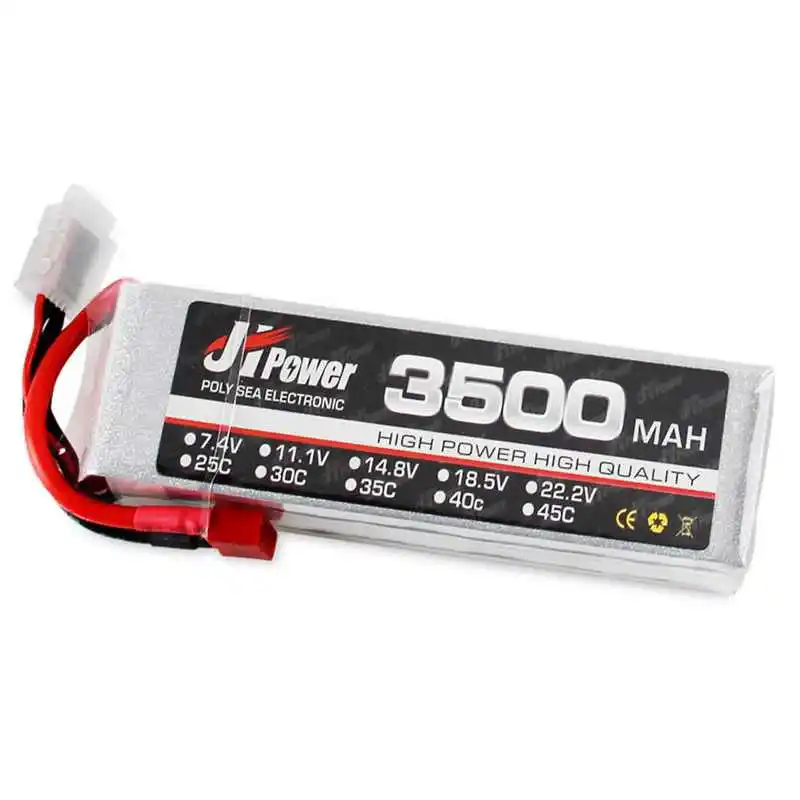 Обновленная JH RC Автомобильная батарея 3500mah 3S 25C 11 1 v lipo T/TX60 вилка для 1/10
