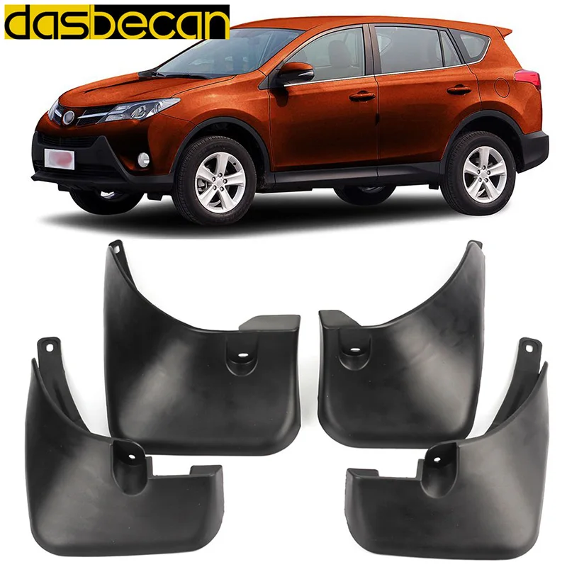 

Dasbecan Car Mudguards For Toyota RAV 4 2013-2015 Car Fender Accessories Splash Guard Paneling 2013 2014 2015