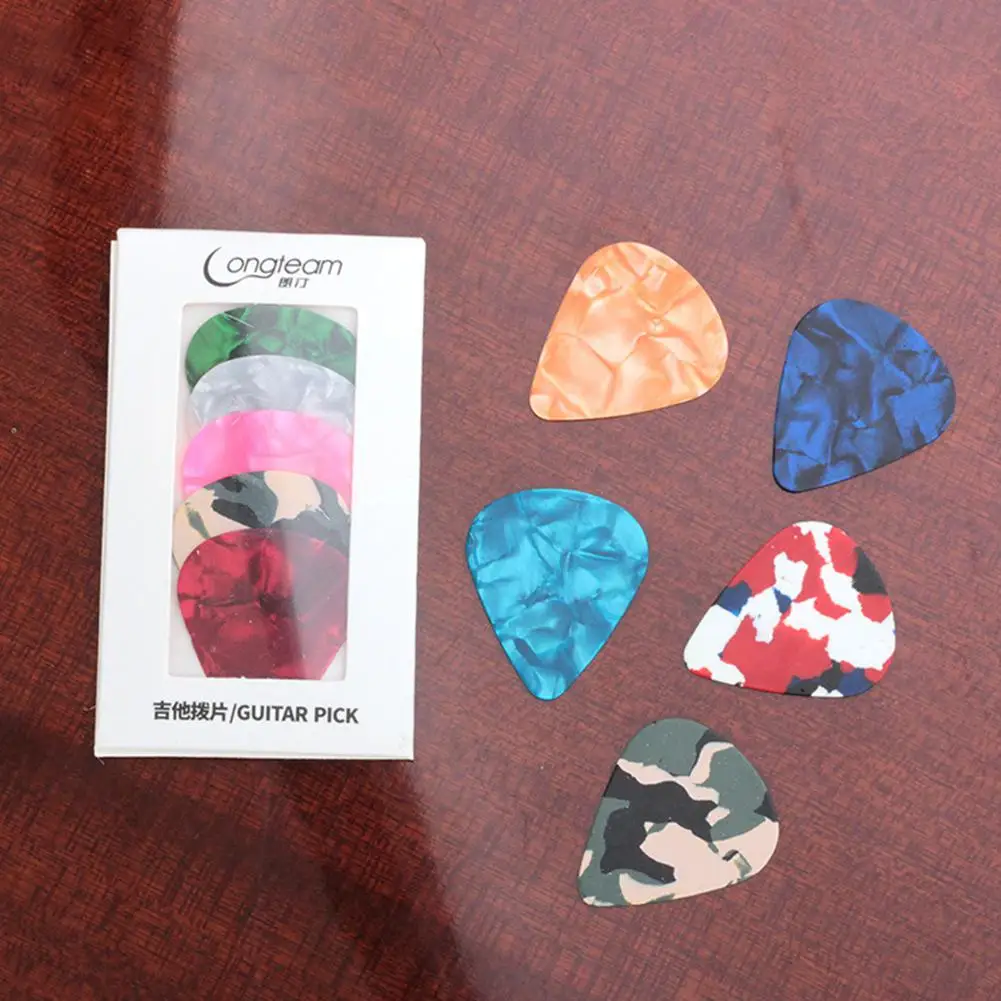5 шт./упак. акустическая электрическая гитара бас Plectrum целлулоидная набор для