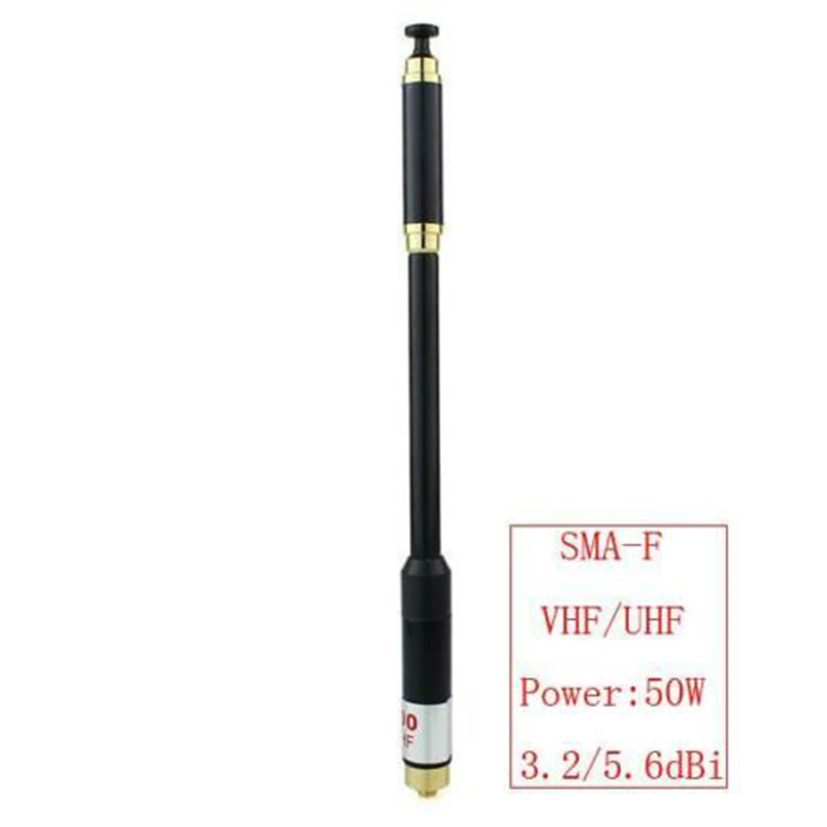 SOONHUA высокоскоростная Двухдиапазонная VHF/UHF Антенна 144/430 МГц SMA F телескопическая