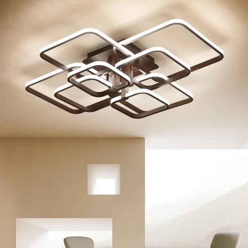 Современный подвесной светильник Dimmable Modern Led Chandelier Lighting с акриловыми светильниками для гостиной, спальни, кухни. Новый потолочный светильник AC85-260V.
