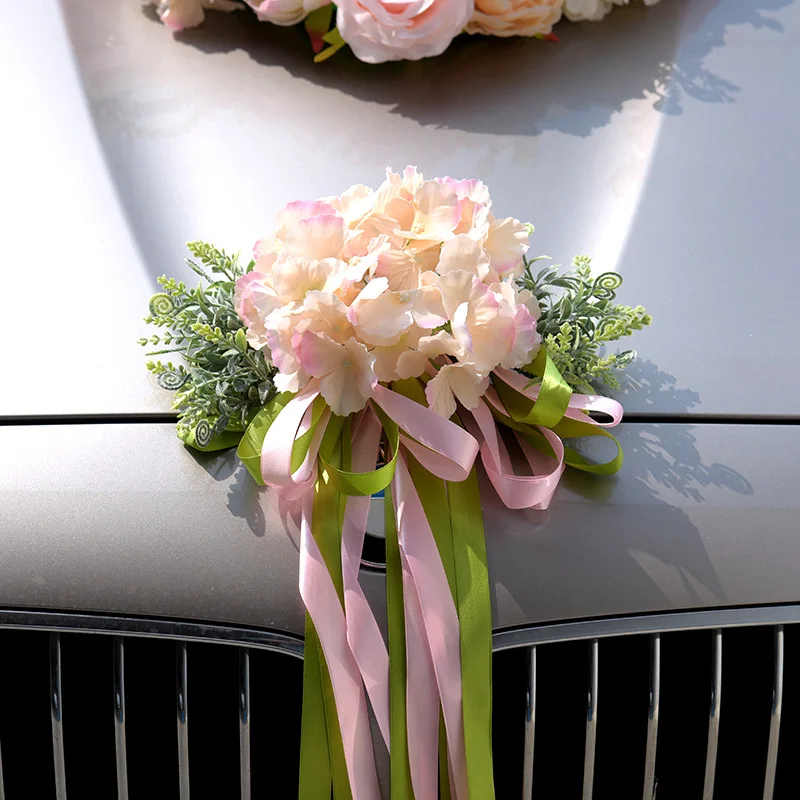 Свадебное украшение имитация розы основное свадебное автомобиля искусственные