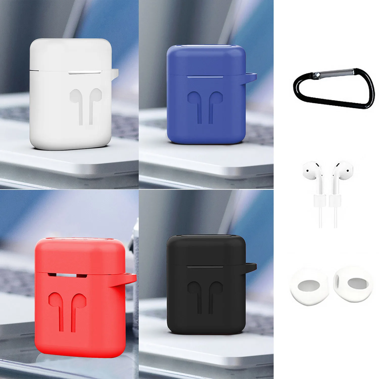 Портативный нескользящий Силиконовый защитный чехол Besegad для Huawei Honor Fly Pods FlyPods Pro