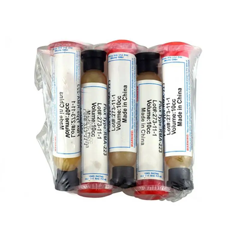 Паяльная паста 10 см3 RMA 223 PCB PGA BGA SMD с гибким наконечником строительный шприц