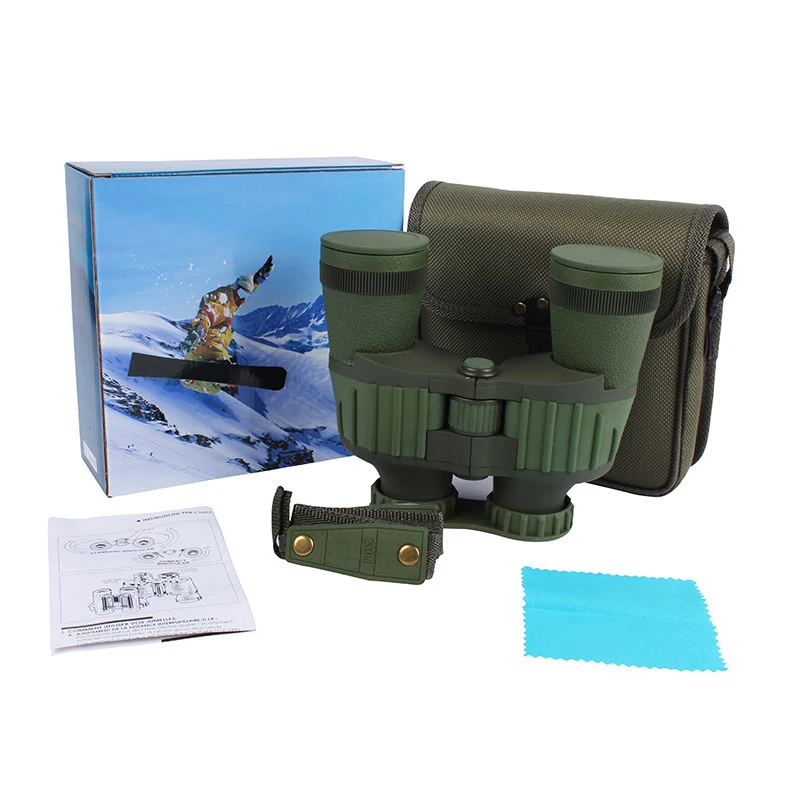 Зеленый световой телескоп HD уровень наружная печать низкое ночное видение 10X50