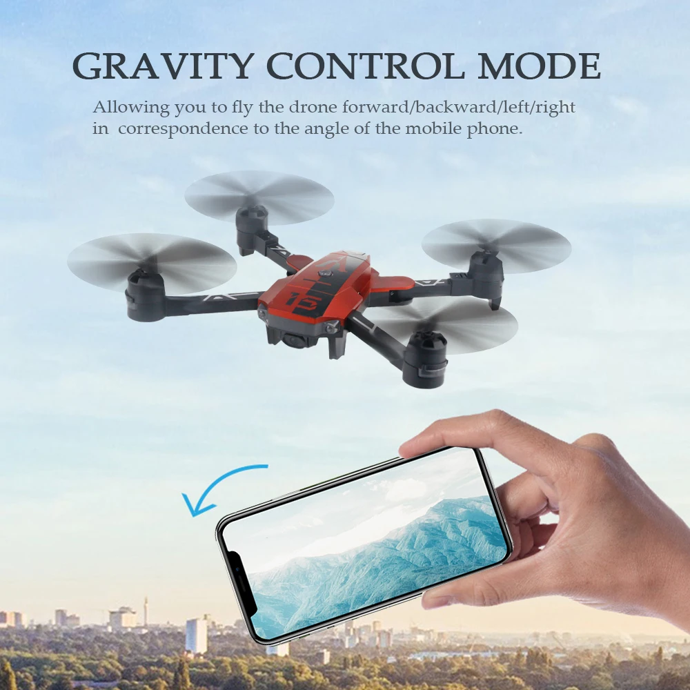 Квадрокоптер GOOLRC A15HW Радиоуправляемый Дрон с гравитационным управлением камера