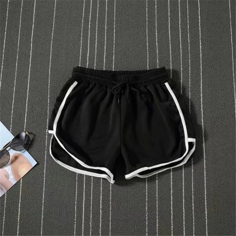 Летние однотонные женские брюки для сна s-xxl большого размера удобный Пижамный брюки свободные домашние шорты на шнурке Mujer
