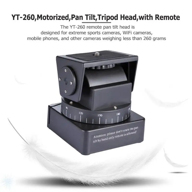 VODOOL YT 260 Камера моторизированная панорамная головка для наклона головки штатива