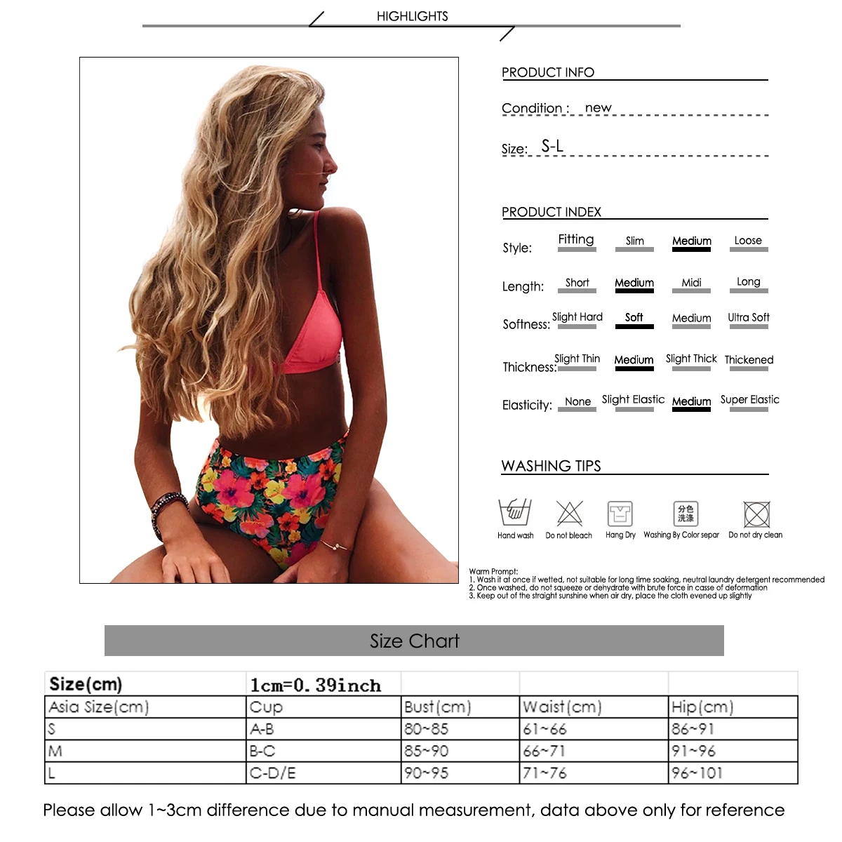 Комплект из 2 предметов для женщин с цветочным принтом пляжный бюстгальтер