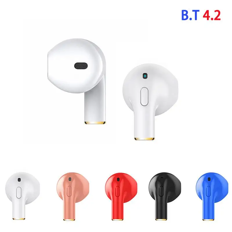 Мини I8x Одиночная Bluetooth беспроводная гарнитура стерео прочные наушники-вкладыши