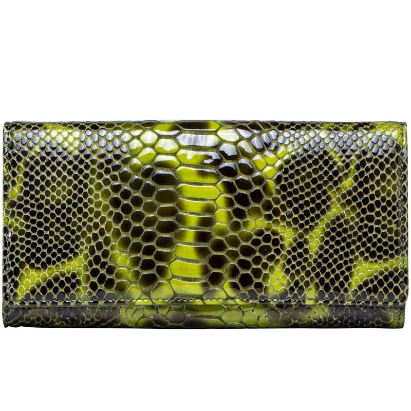 2019 Модный женский кошелек Rfid клатч из натуральной кожи на молнии вместительный