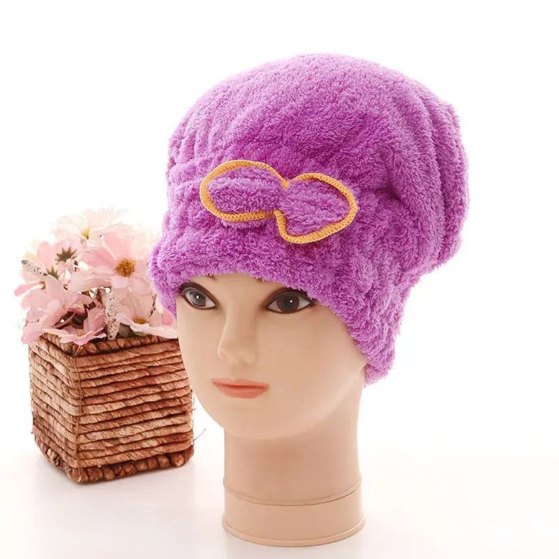 Быстросохнущие быстрые волосы тюрбан для сушки полотенце из микрофибры волос