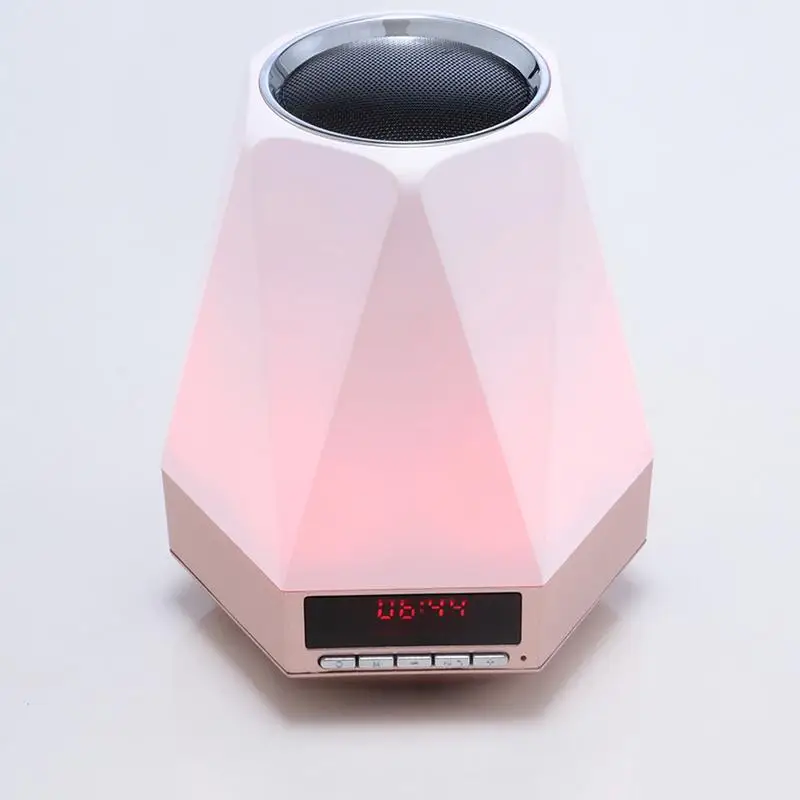 Bluetooth мини будильник динамик бытовой креативный красочный ночной светильник