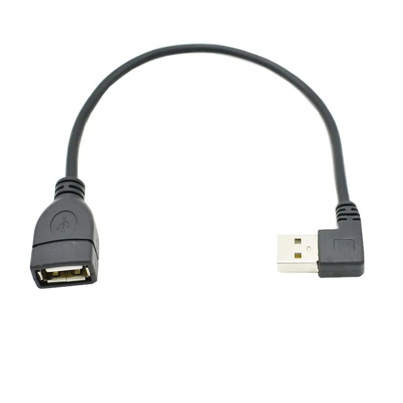 Мини лучший USB 2 0 3 Удлинительный кабель под прямым углом 90 градусов