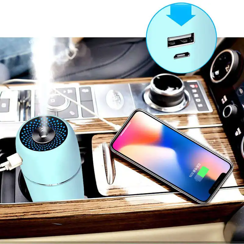 Портативный Мини Usb увлажнитель 200 мл ультразвуковой с прохладным туманом 7 видов
