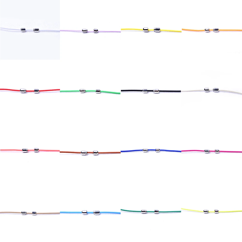 1 пара ленивых шнурков эластичные без галстука блокировки круглые шнурки для