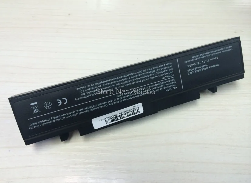 HSW 7800 мАч AA-PB9NC6B Аккумулятор для ноутбука SAMSUNG R540 R530 RV520 R528 RV511 NP300 R525 R425 RC530 R580 AA-PB9NC6W