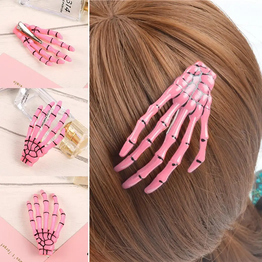 Женские розовые волосы на заколках с имитацией головы в форме руки свадебные