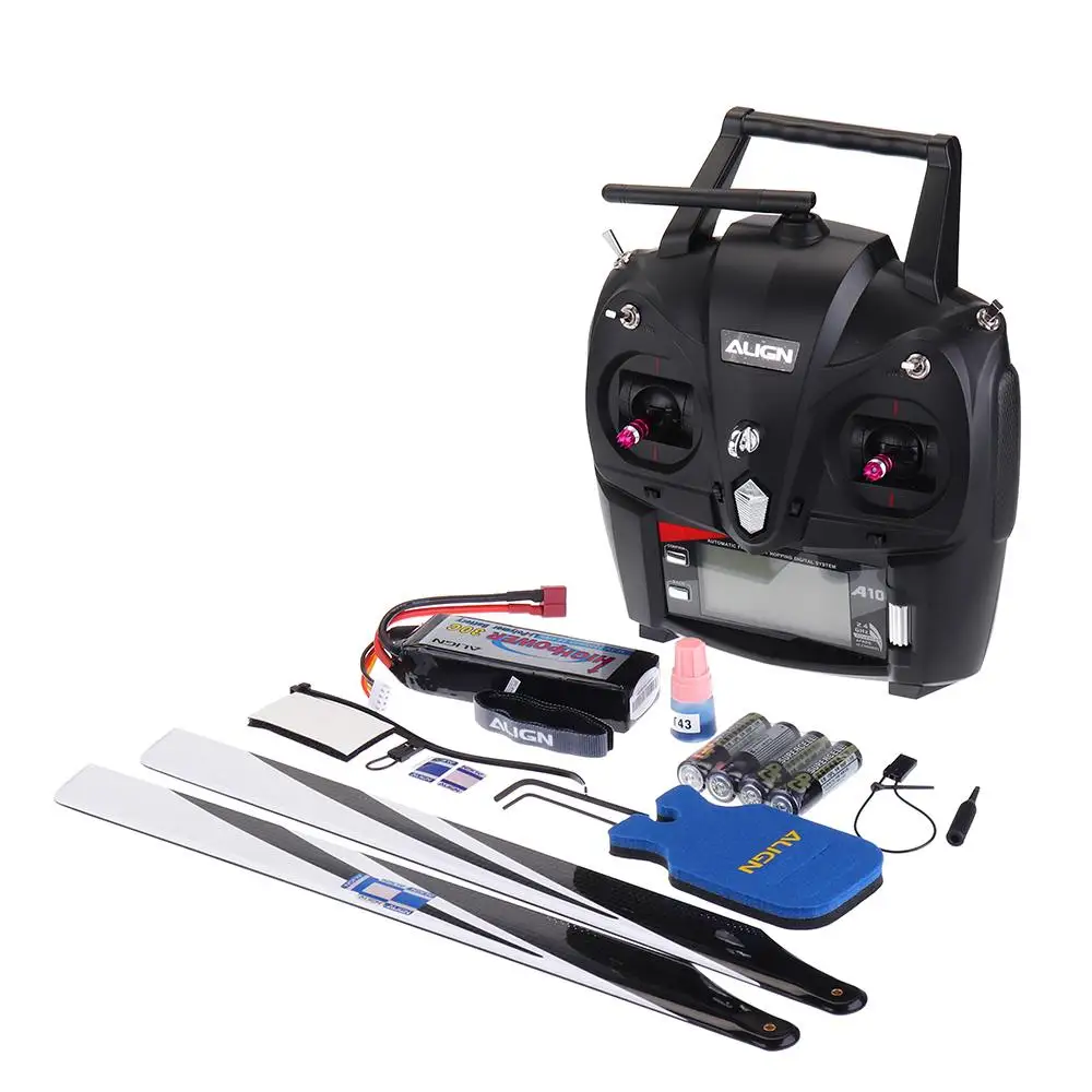 Выровнять A10 450LP DS450/DS455 начального уровня RC вертолет RH45E32XW Dominator супер комбо для
