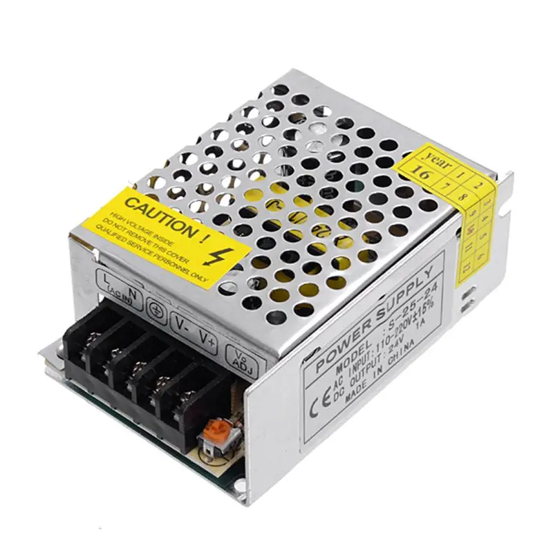 CLAITE AC 110 220 В к DC 24 1A 25 Вт драйвер переключатель питания трансформатор для