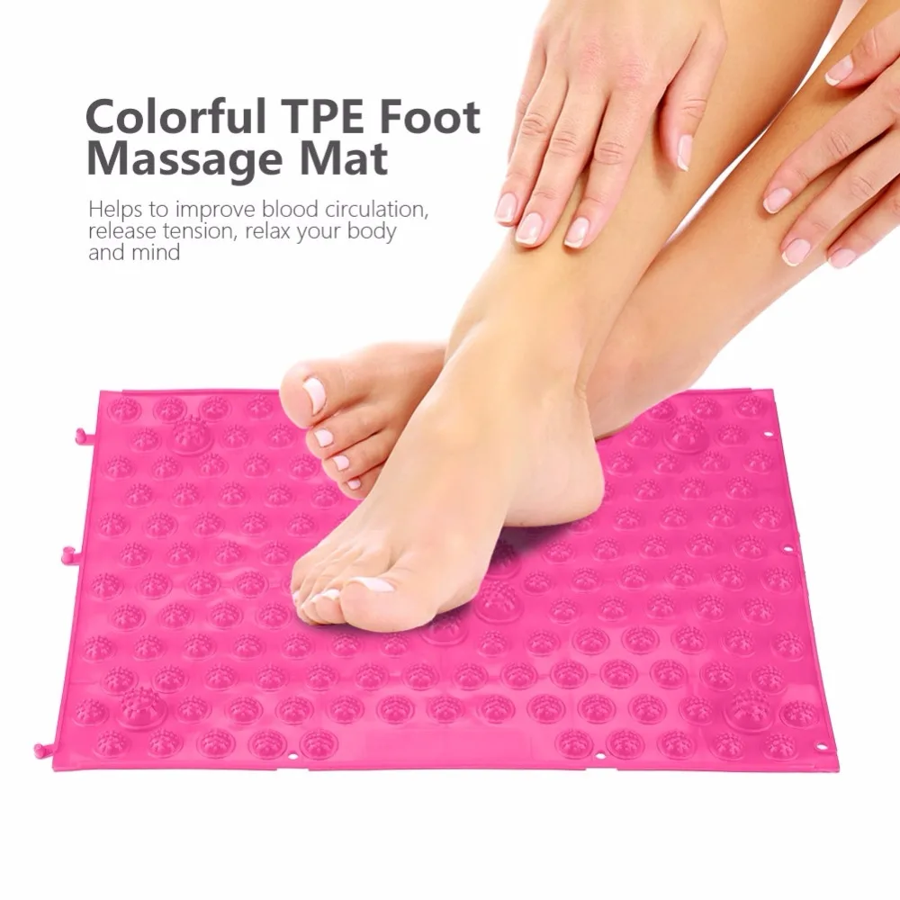 Горячее предложение! Профессиональное Прочный TPE ног массаж пальцев MatReflexology