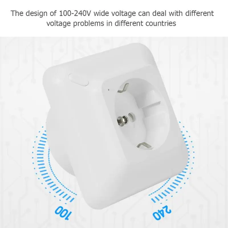 80 Type WIFI Smart Socket EU Plug 10A Voice Remote Control Switch | Электроника