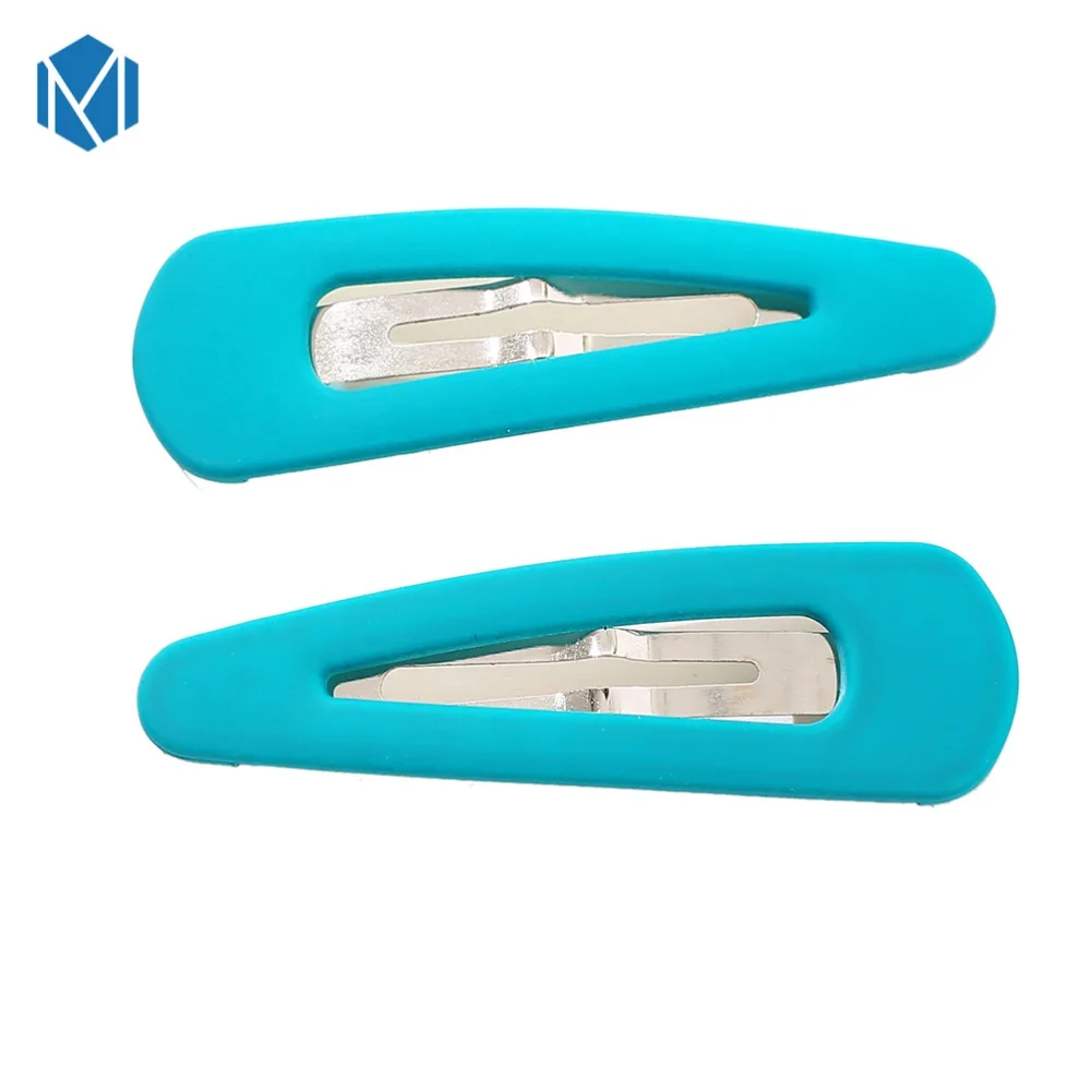 MISM 1 Pair Women Fashion Girls Candy Hair Clips Scrub Geometric Hairpins Barrettes Headbands Accessories BB Headwear |