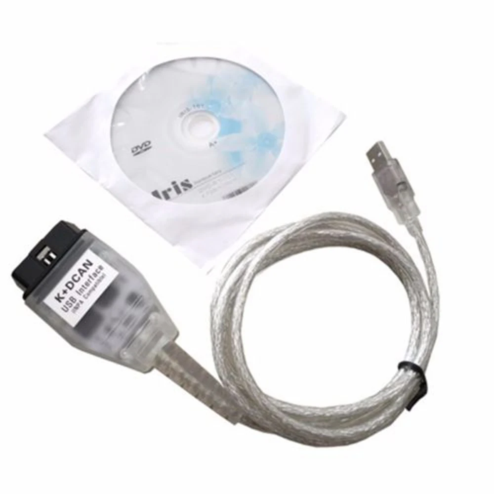 Автомобильный диагностический инструмент K + D CAN OBD2 USB интерфейсный кабель для INPA