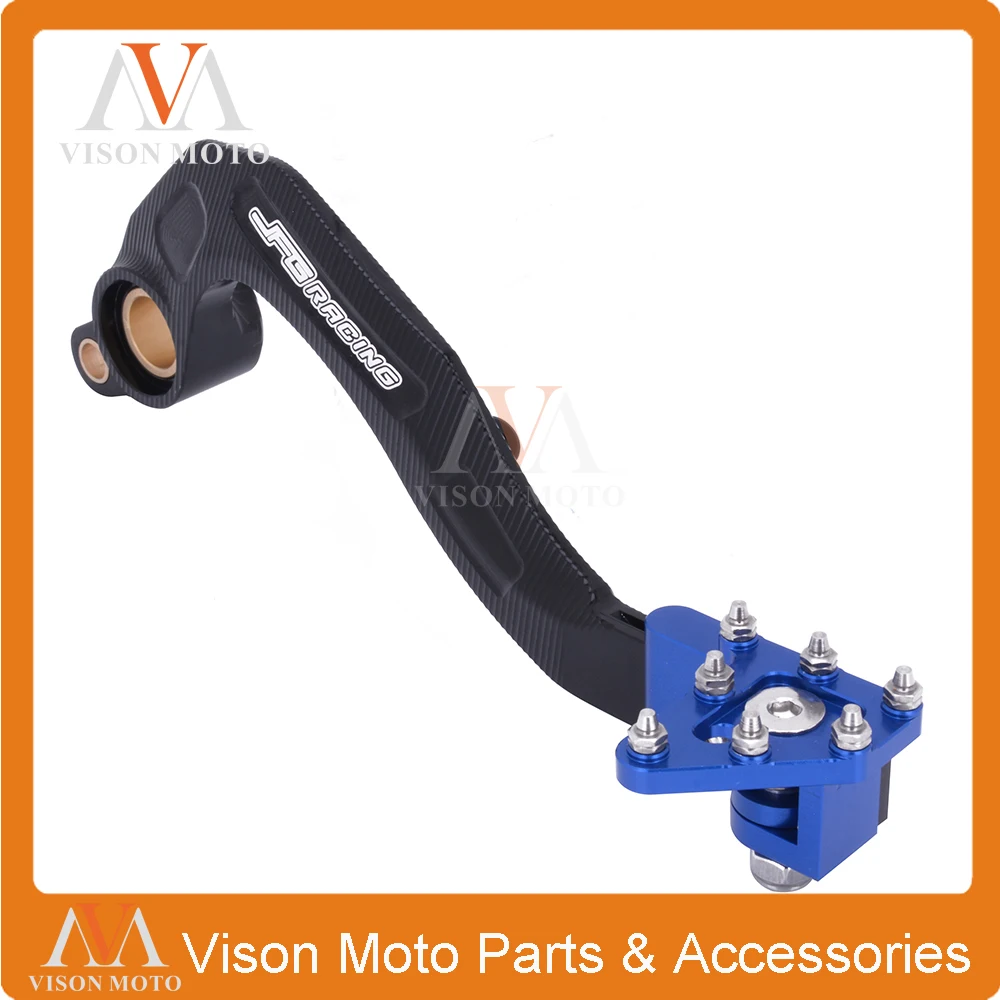 Алюминиевая задняя педаль тормоза для мотоцикла CNC Yamaha YZ450F YZ450FX WR450F YZ WR 450F 450FX 450 F FX