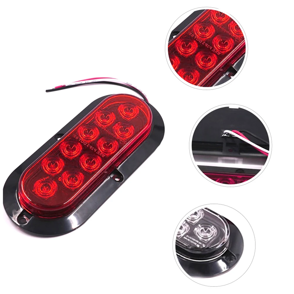 10LED предупреждающие боковые тормоза для задних фонарей грузовика|Световая