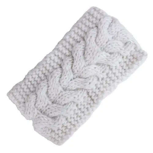 2Pcs Solid Wide Knitting Woolen Headband Winter Warm Ear Crochet Turban Hair Accessories For Women Girl Band Headwraps 2019 | Детская
