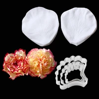 carnations veiner flower silicone molds fondant gumpaste resin clay water paper cake decorating toolssugarcraft cutters cs259