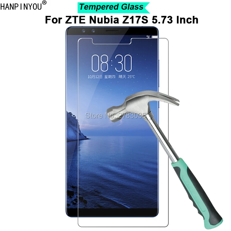 Ультратонкое закаленное защитное стекло для ZTE Nubia Z17S 5 73 дюйма твердость 9H 2.5D |