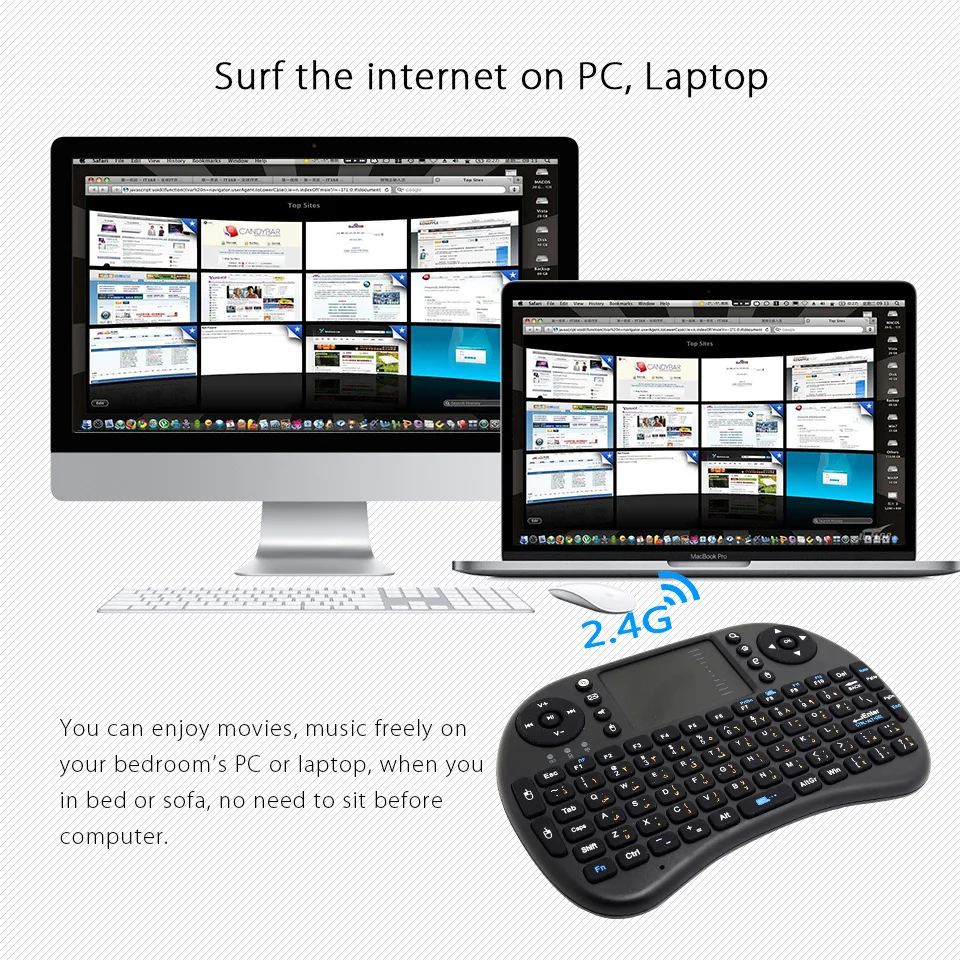 IPazzPort KP 810 21 арабская клавиатура Air Mouse 2 4 ГГц мини беспроводная с тачпадом для Google