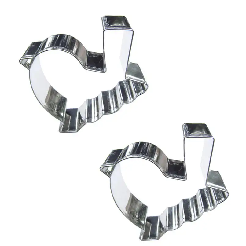 Деформация хвоста форма птицы 2 ШТ формочки для резки печенья инструменты