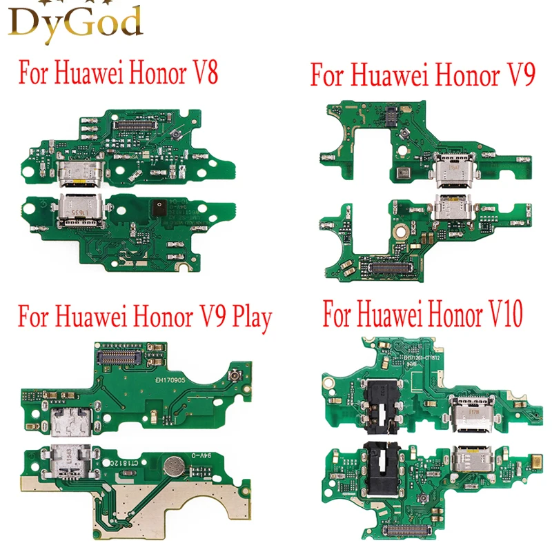Плата Micro Dock DyGod для Huawei Honor V8 V9 плата с разъемом USB зарядки гибкий кабель Замена Play