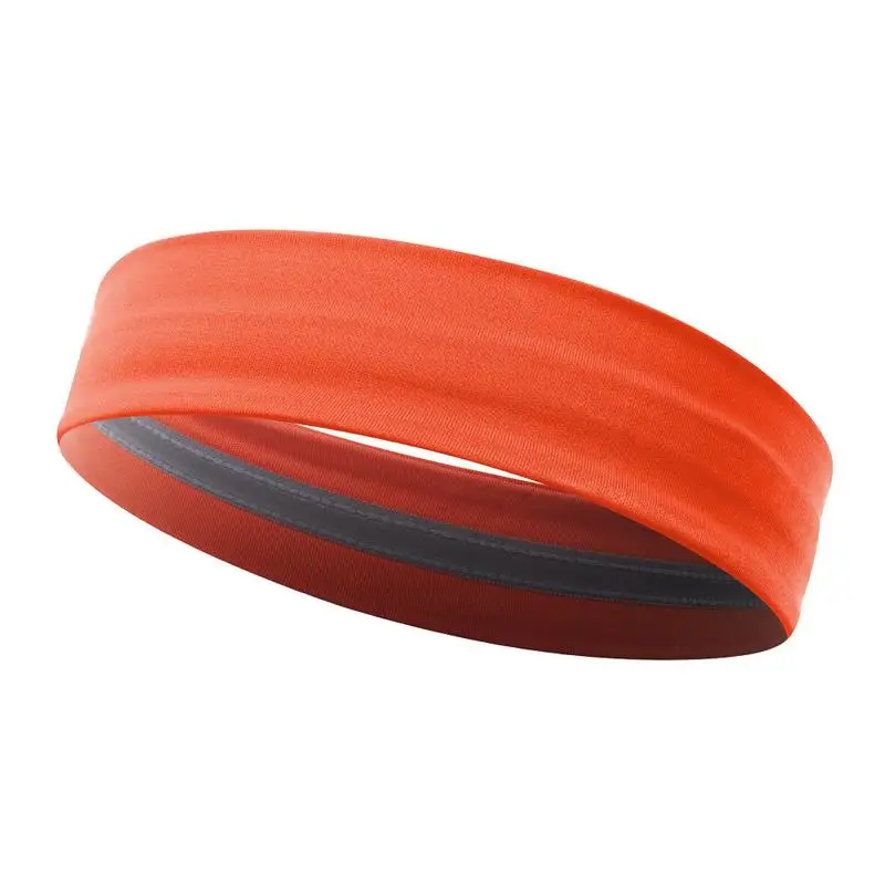 Однотонный хлопок головная повязка для спорта и софтбола Sweatband на голову тюрбан